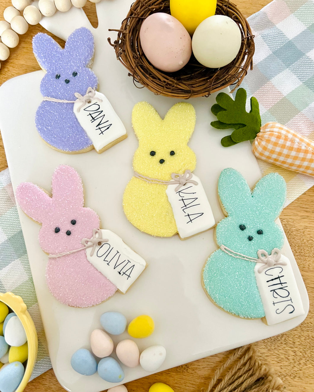 Personalized Peep Individual Cookie Box
